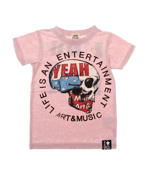 BREEZE（ブリーズ）の「【BREEZE】ドクログラフィックTシャツ（トップス・キッズ・チャコール/ピンク・80/90/95/100/110/120/130/140）」の4枚目の写真