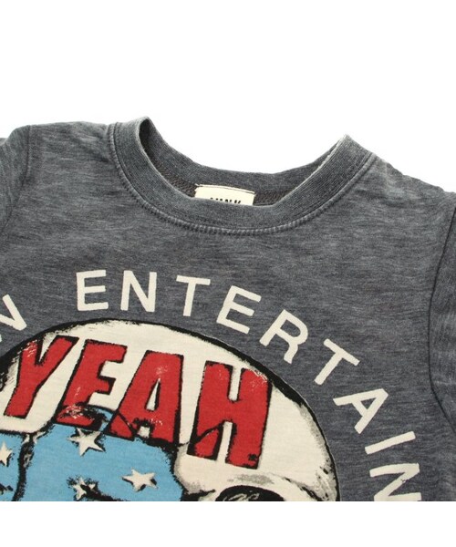 BREEZE（ブリーズ）の「【BREEZE】ドクログラフィックTシャツ（トップス・キッズ・チャコール/ピンク・80/90/95/100/110/120/130/140）」の7枚目の写真