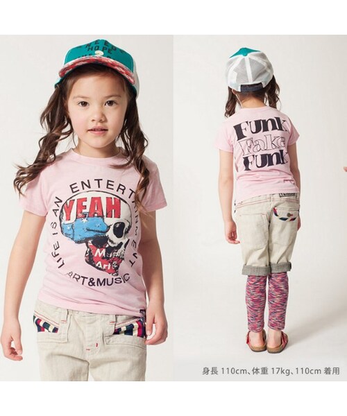 BREEZE（ブリーズ）の「【BREEZE】ドクログラフィックTシャツ（トップス・キッズ・チャコール/ピンク・80/90/95/100/110/120/130/140）」の12枚目の写真