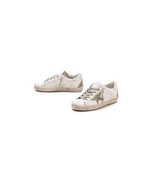 GOLDEN GOOSE（ゴールデングース）の「Golden Goose Superstar Low Top Sneakers（スニーカー・レディース・White/Silver・36/37/38/39/40/41）」の3枚目の写真