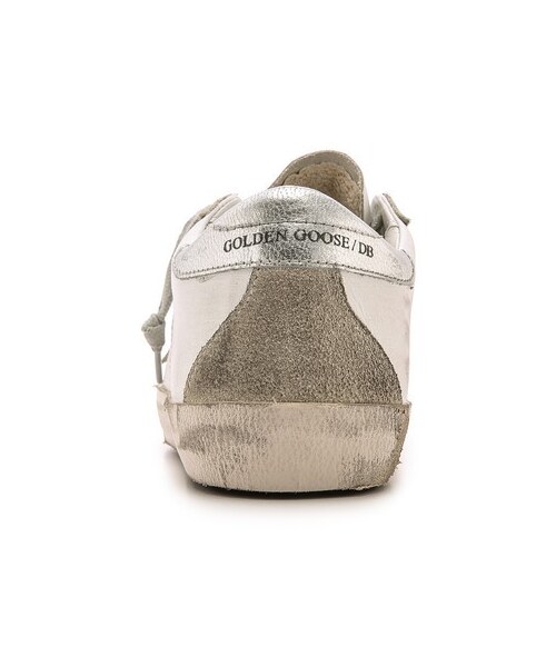 GOLDEN GOOSE（ゴールデングース）の「Golden Goose Superstar Low Top Sneakers（スニーカー・レディース・White/Silver・36/37/38/39/40/41）」の5枚目の写真