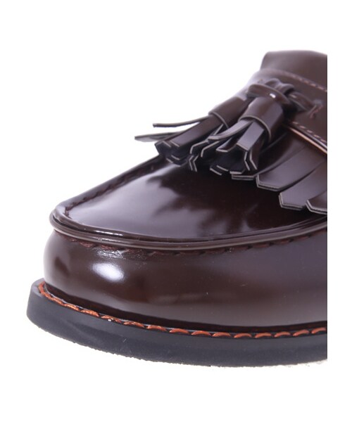 ehka sopo（エヘカソポ）の「フリンジローファー（パンプス・レディース・ダークブラウン・L）」の7枚目の写真