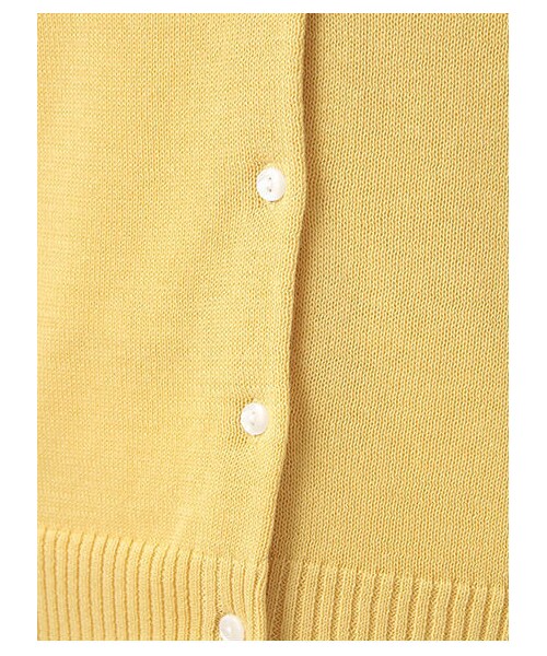 ehka sopo（エヘカソポ）の「ベーシッククルーネックカーディガン（カットソー・レディース・アイボリー/グリーン/ネイビー・M）」の9枚目の写真