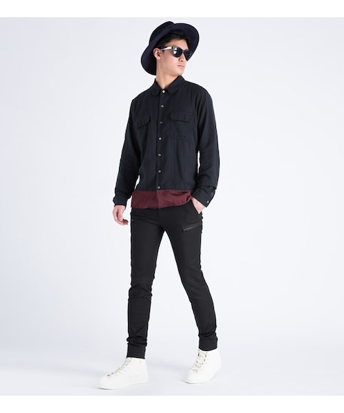 JohnUNDERCOVER（ジョンアンダーカバー）の「Black JU04504 Pants