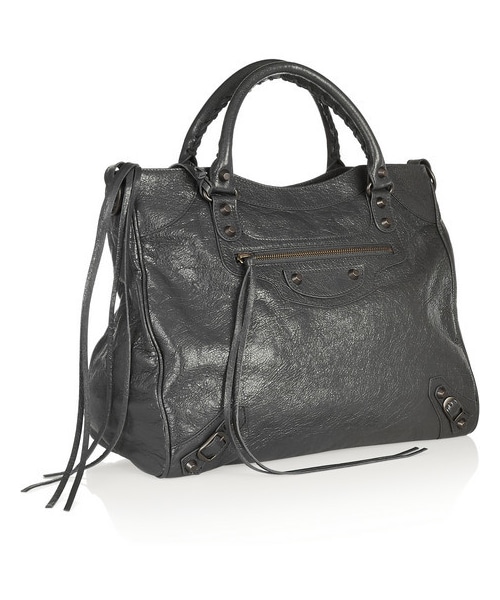 BALENCIAGA（バレンシアガ）の「Balenciaga Velo textured-leather 