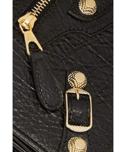 BALENCIAGA（バレンシアガ）の「Balenciaga Studded textured-leather wallet（財布・レディース・Black）」の5枚目の写真