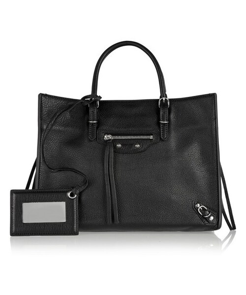 BALENCIAGA(バレンシアガ)の「Balenciaga Papier A6 textured-leather shoulder bag(ショルダーバッグ・レディース・Black)」の4枚目の写真