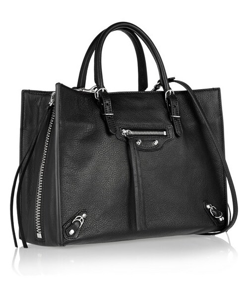 BALENCIAGA(バレンシアガ)の「Balenciaga Papier A6 textured-leather shoulder bag(ショルダーバッグ・レディース・Black)」の5枚目の写真