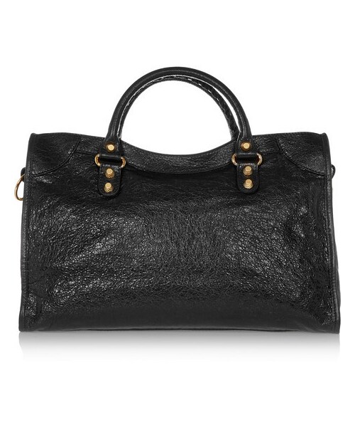 BALENCIAGA(バレンシアガ)の「Balenciaga City textured-leather tote(トートバッグ・レディース・Black)」の5枚目の写真