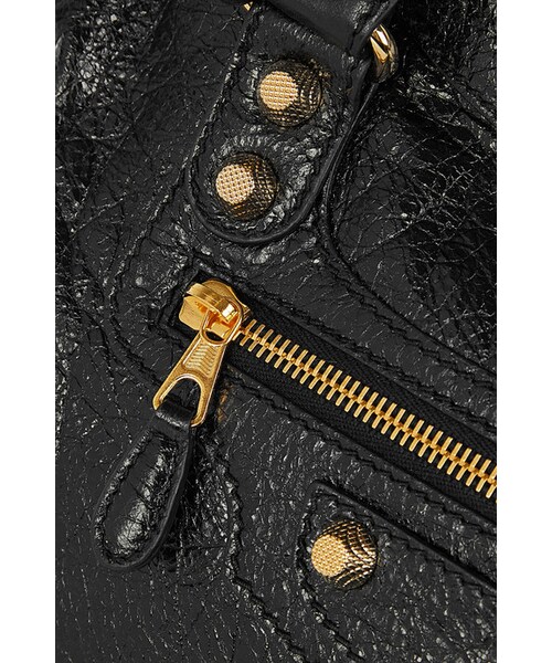 BALENCIAGA(バレンシアガ)の「Balenciaga City textured-leather tote(トートバッグ・レディース・Black)」の2枚目の写真