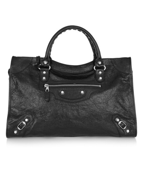 BALENCIAGA(バレンシアガ)の「Balenciaga City textured-leather tote(トートバッグ・レディース・Black)」の1枚目の写真