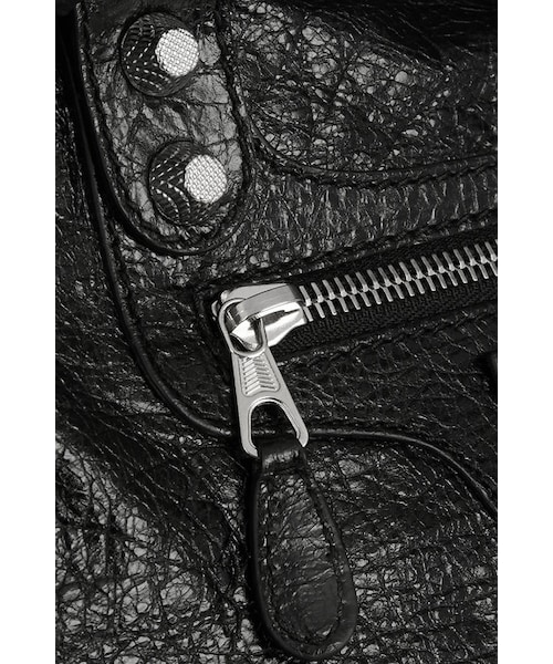 BALENCIAGA(バレンシアガ)の「Balenciaga City textured-leather tote(トートバッグ・レディース・Black)」の4枚目の写真