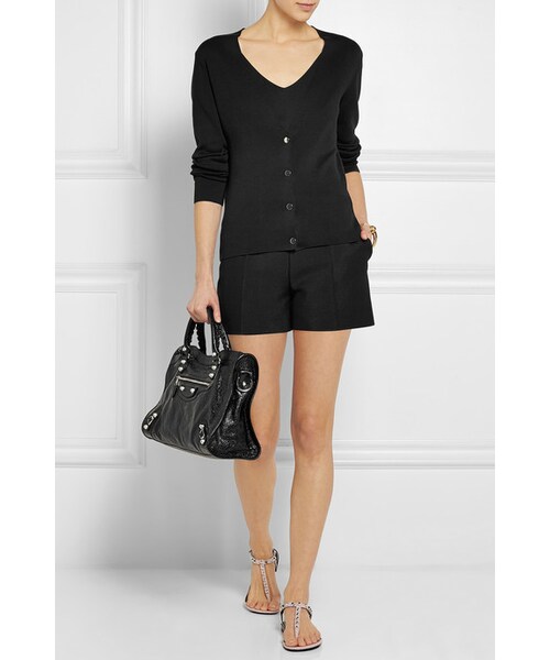BALENCIAGA(バレンシアガ)の「Balenciaga City textured-leather tote(トートバッグ・レディース・Black)」の8枚目の写真