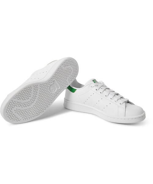 adidas(アディダス)の「adidas Originals Stan Smith Leather Sneakers(スニーカー・メンズ・White・UK 8 (US 9)/UK 6 (US 7)/UK 7 (US 8)/UK 7.5 (US 8.5)/UK 8.5 (US 9.5)/UK 9 (US 10)/UK 9.5 (US 10.5)/UK 10 (US 11)/UK 10.5 (US 11.5)/UK 11 (US 12)/UK 12 (US 13)/UK 13 (US 14))」の5枚目の写真