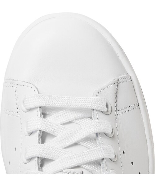 adidas(アディダス)の「adidas Originals Stan Smith Leather Sneakers(スニーカー・メンズ・White・UK 8 (US 9)/UK 6 (US 7)/UK 7 (US 8)/UK 7.5 (US 8.5)/UK 8.5 (US 9.5)/UK 9 (US 10)/UK 9.5 (US 10.5)/UK 10 (US 11)/UK 10.5 (US 11.5)/UK 11 (US 12)/UK 12 (US 13)/UK 13 (US 14))」の4枚目の写真