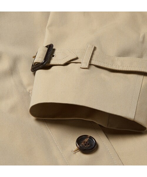 BURBERRY(バーバリー)の「Burberry London Mid-Length Cotton-Gabardine Trench Coat(ジャケット/アウター・メンズ・Neutrals・IT 46 (UK/US 36)/IT 52 (UK/US 42)/IT 54 (UK/US 44)/IT 56 (UK/US 46)/IT 50 (UK/US 40))」の7枚目の写真