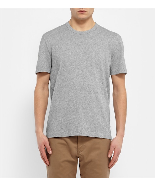 JAMES PERSE（ジェームスパース）の「James Perse Crew-Neck Cotton-Jersey T-Shirt（Tシャツ/カットソー・メンズ・Gray・2/5/3/1/4）」の2枚目の写真