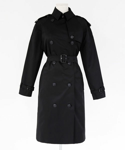 DHOLIC(ディーホリック)の「ライナー付きロングトレンチコート(トレンチコート・レディース・ベージュ/グリーン/ブラック・FREE)」の2枚目の写真