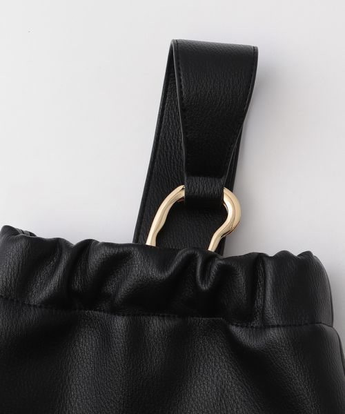 kinaさん one handle bag ワンハンドルバッグ ブラック ショルダーにできる2WAY 】 4アウトポケットワンハンドル