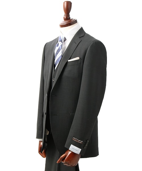 三つボタンスーツ2着セット ツーパンツ