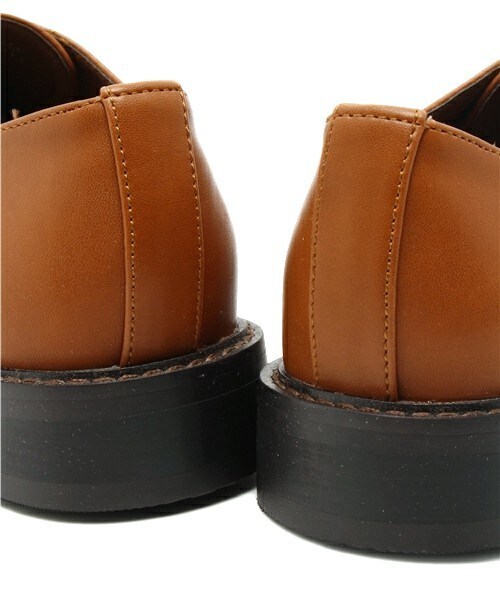 UNION STATION（ユニオンステーション）の「<FINEBOYS11月号 P121掲載　菅谷哲也さん着用商品>フェイクレザープレントゥ（ドレスシューズ・メンズ・ブラック/ブラウン/キャメル・SMALL/MEDIUM/LARGE）」の7枚目の写真