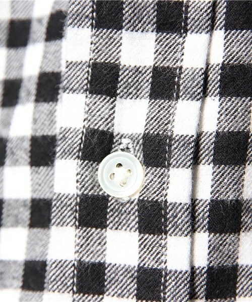 MEN'S BIGI（メンズビギ）の「【Smart(スマート)12月号 P65・P66　山本裕典さん着用】 起毛ギンガムBDシャツ / raised fabric （シャツ/ブラウス・メンズ・ホワイト×ブラック/ネイビー/ホワイト×ネイビー・SMALL/MEDIUM/LARGE/LL）」の9枚目の写真