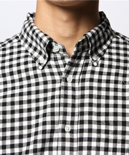 MEN'S BIGI（メンズビギ）の「【Smart(スマート)12月号 P65・P66　山本裕典さん着用】 起毛ギンガムBDシャツ / raised fabric （シャツ/ブラウス・メンズ・ホワイト×ブラック/ネイビー/ホワイト×ネイビー・SMALL/MEDIUM/LARGE/LL）」の7枚目の写真