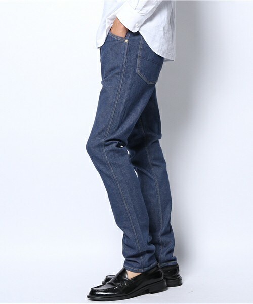 MEN'S BIGI（メンズビギ）の「ストレッチサルエルジーンス（デニムパンツ・メンズ・ブルー/ネイビー・X-SMALL/SMALL/MEDIUM/LARGE）」の3枚目の写真
