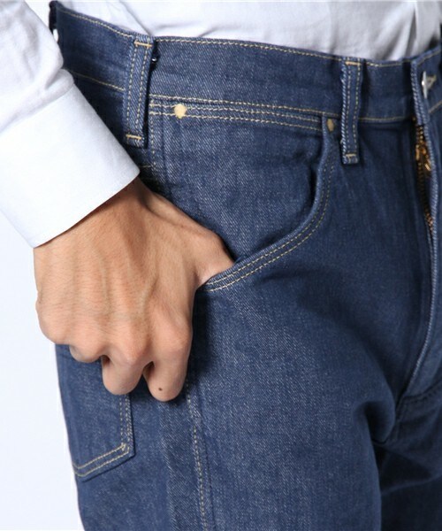 MEN'S BIGI（メンズビギ）の「ストレッチサルエルジーンス（デニムパンツ・メンズ・ブルー/ネイビー・X-SMALL/SMALL/MEDIUM/LARGE）」の7枚目の写真
