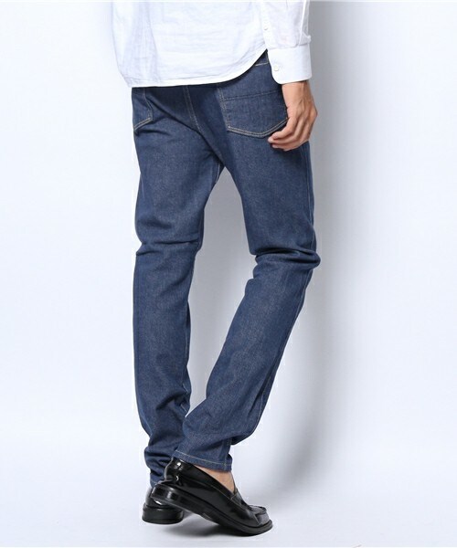 MEN'S BIGI（メンズビギ）の「ストレッチサルエルジーンス（デニムパンツ・メンズ・ブルー/ネイビー・X-SMALL/SMALL/MEDIUM/LARGE）」の4枚目の写真