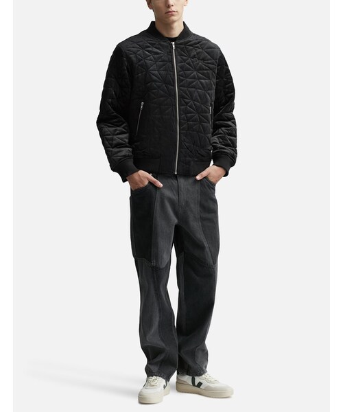 Velour Bomber Jacket