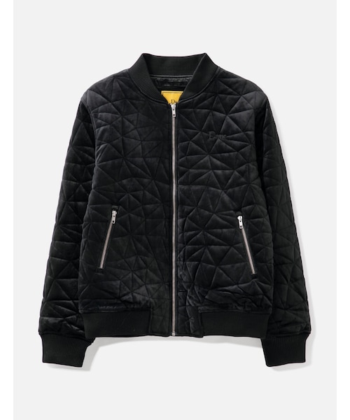 Velour Bomber Jacket