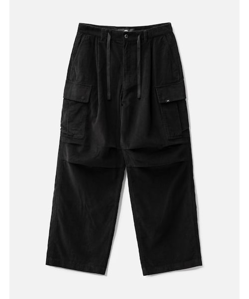 Corduroy Wide Cargo Pants