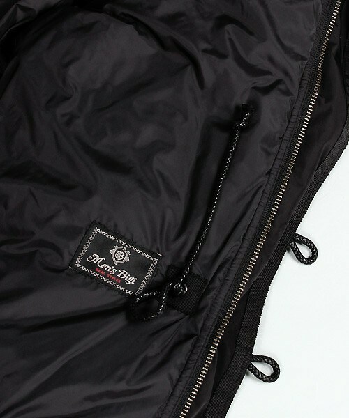 MEN'S BIGI(メンズビギ)の「【AVIREX(アヴィレックス)別注】N-3Bダウンジャケット/フライトジャケット(ミリタリージャケット・メンズ・ブラック・MEDIUM/LARGE)」の12枚目の写真