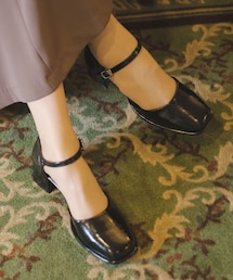 Kastane | 【12.2(土)12:00発売】スクエアストラップパンプス(パンプス)