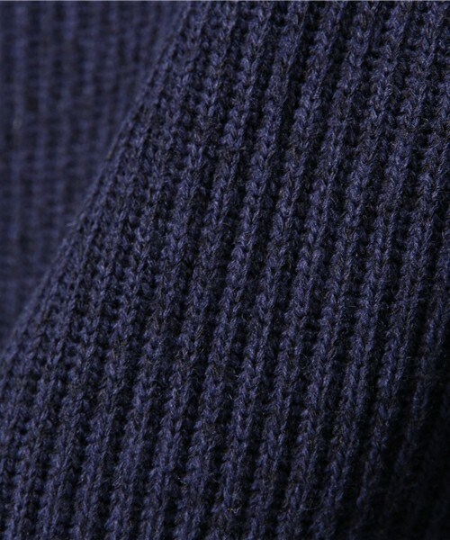 MEN'S BIGI（メンズビギ）の「【ゲイナー1月号掲載商品】 プルオーバーセーター/リブアクセント（ニット/セーター・メンズ・オフホワイト/グレー/ブルー・SMALL/MEDIUM/LARGE/LL）」の9枚目の写真