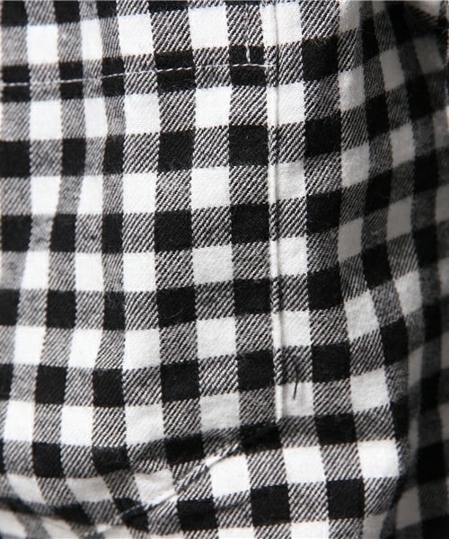MEN'S BIGI（メンズビギ）の「モノトーン起毛ギンガムBDシャツ / raised fabric （シャツ/ブラウス・メンズ・ブラック/ネイビー・SMALL/MEDIUM/LARGE/LL）」の11枚目の写真