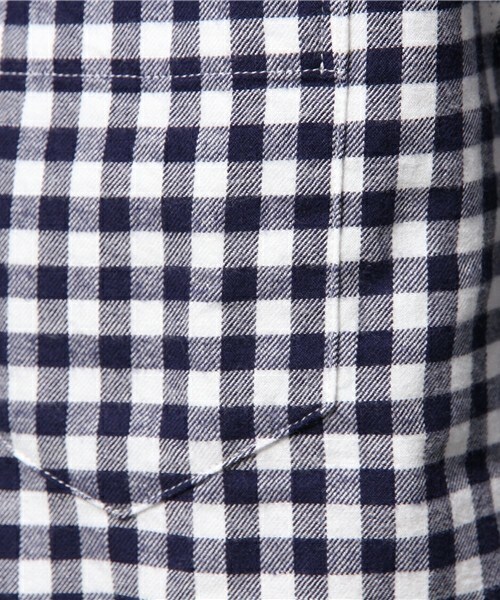 MEN'S BIGI（メンズビギ）の「モノトーン起毛ギンガムBDシャツ / raised fabric （シャツ/ブラウス・メンズ・ブラック/ネイビー・SMALL/MEDIUM/LARGE/LL）」の12枚目の写真