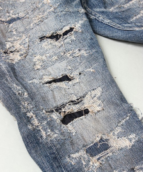 RATTLE TRAP（ラトルトラップ）の「インディゴストレッチデニム/ JAPAN MADE（デニムパンツ・メンズ・ライトブルー・SMALL/MEDIUM/LARGE/LL）」の7枚目の写真