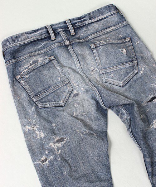 RATTLE TRAP（ラトルトラップ）の「インディゴストレッチデニム/ JAPAN MADE（デニムパンツ・メンズ・ライトブルー・SMALL/MEDIUM/LARGE/LL）」の8枚目の写真