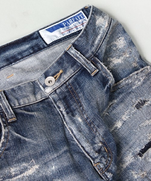 RATTLE TRAP（ラトルトラップ）の「インディゴストレッチデニム/ JAPAN MADE（デニムパンツ・メンズ・ライトブルー・SMALL/MEDIUM/LARGE/LL）」の5枚目の写真