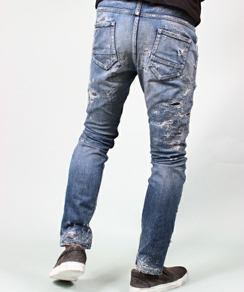 RATTLE TRAP（ラトルトラップ）の「インディゴストレッチデニム/ JAPAN MADE（デニムパンツ・メンズ・ライトブルー・SMALL/MEDIUM/LARGE/LL）」の3枚目の写真