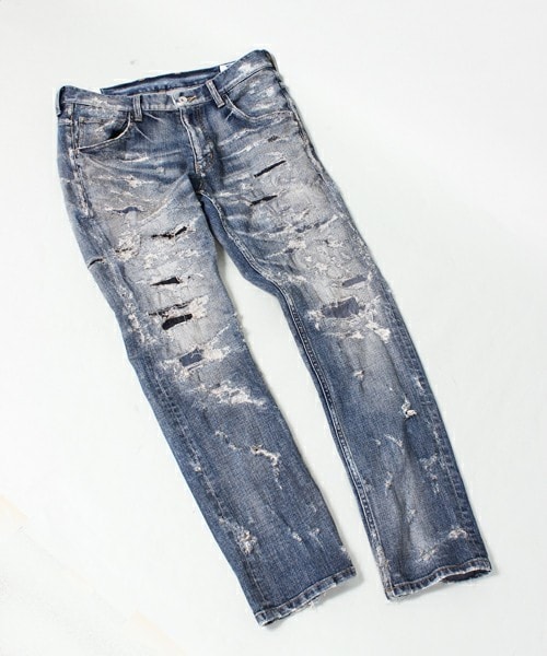 RATTLE TRAP（ラトルトラップ）の「インディゴストレッチデニム/ JAPAN MADE（デニムパンツ・メンズ・ライトブルー・SMALL/MEDIUM/LARGE/LL）」の9枚目の写真