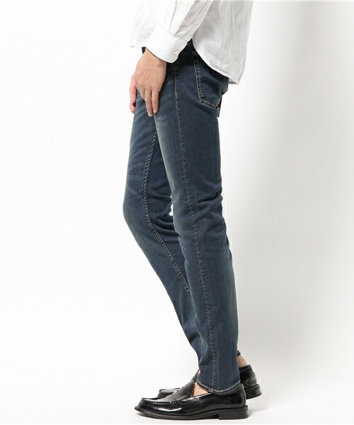 UNION STATION（ユニオンステーション）の「【成宮寛貴さん着用 smart(スマート)6月号 P39掲載商品】 ストレッチドデニムパンツ（デニムパンツ・メンズ・ブルー/ワンウォッシュ・SMALL/MEDIUM/LARGE/LL）」の3枚目の写真