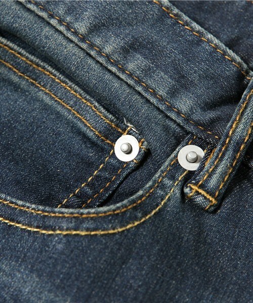 UNION STATION（ユニオンステーション）の「【成宮寛貴さん着用 smart(スマート)6月号 P39掲載商品】 ストレッチドデニムパンツ（デニムパンツ・メンズ・ブルー/ワンウォッシュ・SMALL/MEDIUM/LARGE/LL）」の12枚目の写真