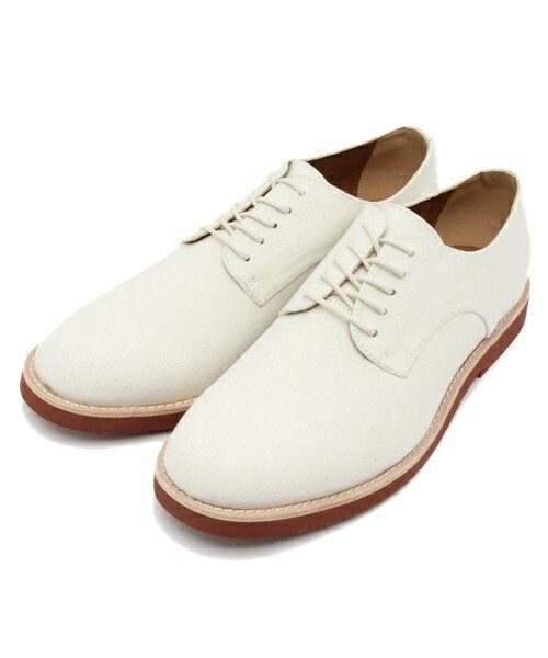 UNION STATION（ユニオンステーション）の「コットンアッパープレントゥ（ドレスシューズ・メンズ・ホワイト/ブラック/ネイビー・SMALL/MEDIUM/LARGE）」の2枚目の写真