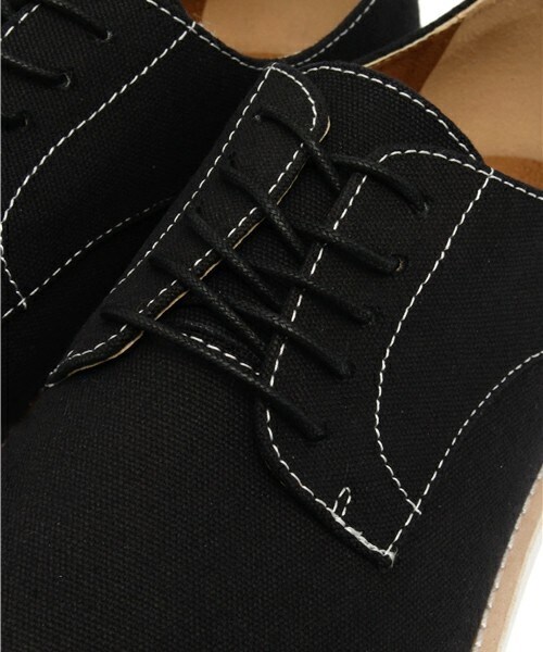 UNION STATION（ユニオンステーション）の「コットンアッパープレントゥ（ドレスシューズ・メンズ・ホワイト/ブラック/ネイビー・SMALL/MEDIUM/LARGE）」の8枚目の写真