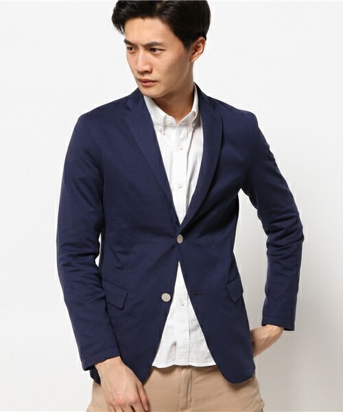 UNION STATION（ユニオンステーション）の「TRNテーラードシングルジャケット（テーラードジャケット・メンズ・ブラック/グレー/ブルー・MEDIUM/LARGE/LL）」の3枚目の写真