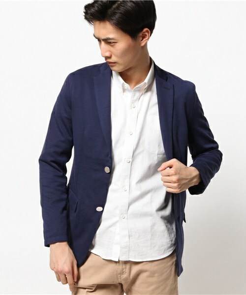 UNION STATION（ユニオンステーション）の「TRNテーラードシングルジャケット（テーラードジャケット・メンズ・ブラック/グレー/ブルー・MEDIUM/LARGE/LL）」の7枚目の写真