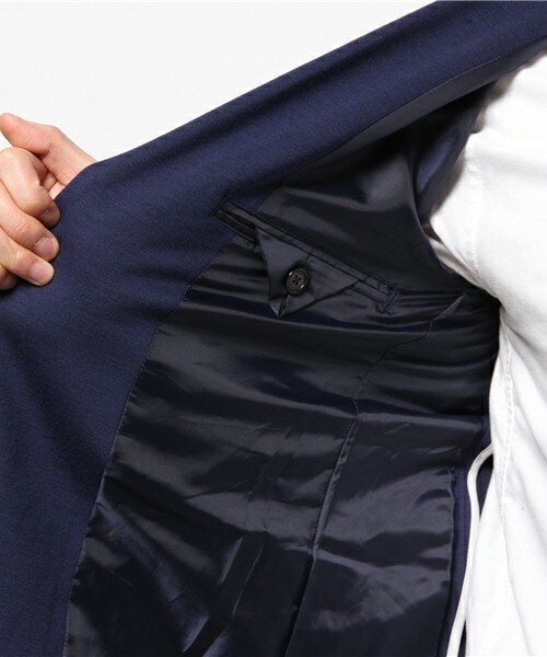 UNION STATION（ユニオンステーション）の「TRNテーラードシングルジャケット（テーラードジャケット・メンズ・ブラック/グレー/ブルー・MEDIUM/LARGE/LL）」の12枚目の写真